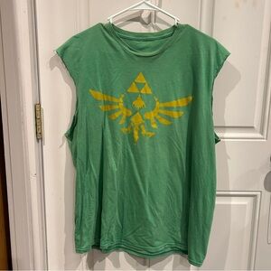 Nintendo Green and Yellow Tank Top